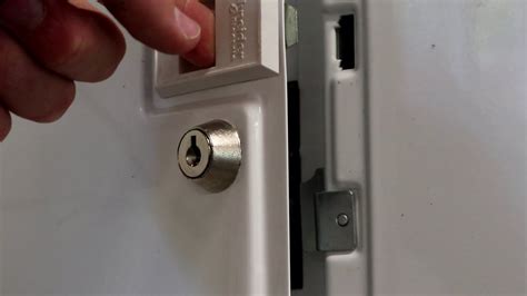 electrical panel box lock broke|locking outside breaker box.